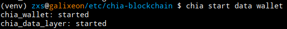 chia start data wallet