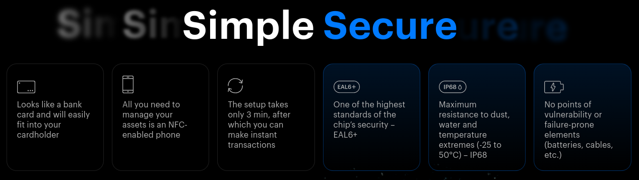 Tangem Wallet - Detailed analysis of the new hardware wallet